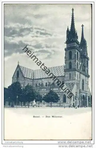 Basel - Das Münster ca. 1900
