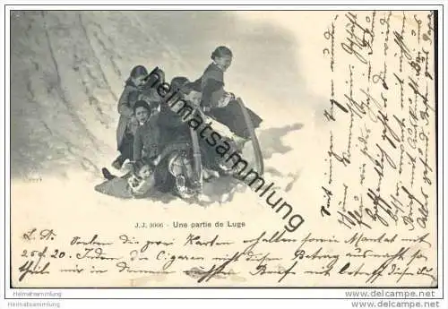 Une partie de Luge