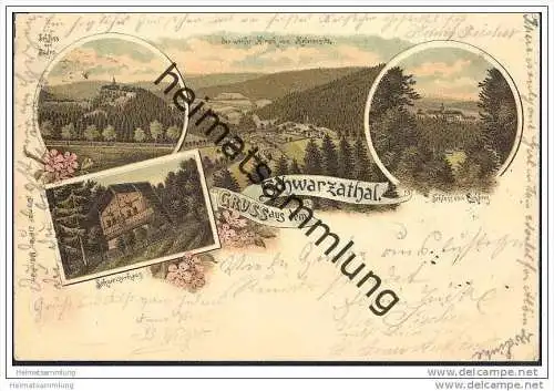 Schwarzburg - Schloss vom Eichberg - Schweizerhaus