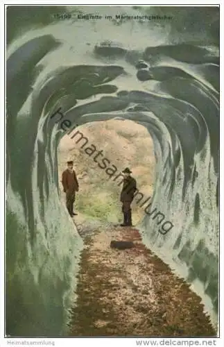 Eisgrotte im Morteratschgletscher - Verlag Wehrli AG Kilchberg Zürich