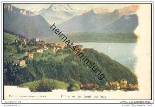 Glion et la Dent du Midi ca. 1900