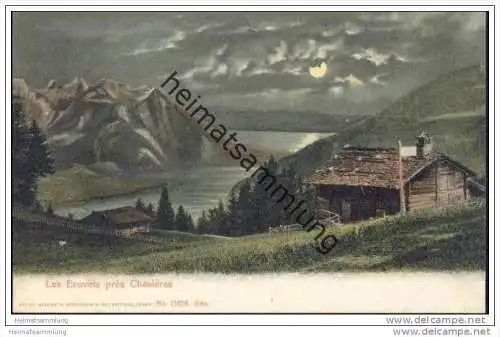 Les Ecovets pres Chesieres ca. 1910