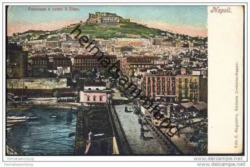 Napoli - Panorama e castel S. Elmo
