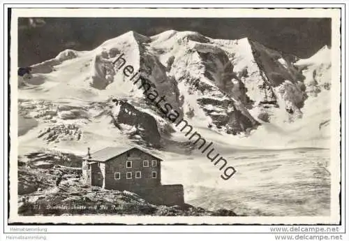 Diavolezzahütte mit Palü - Foto-AK