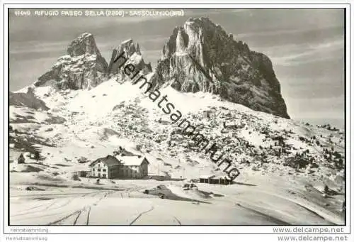 Rifugio Passo Sella - Sassolungo - Foto-AK
