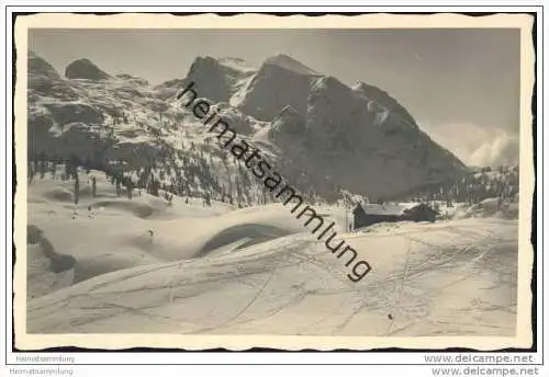 Traunsteiner Hütte - Reitergebirge - Foto-AK 20er Jahre