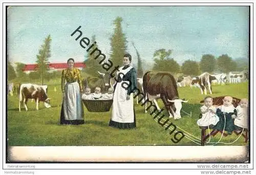 Humor - Kinder - Kühe - Trinkschläuche