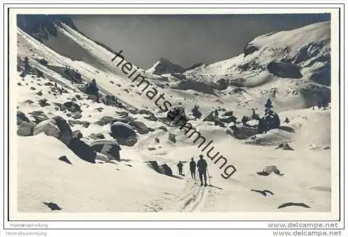 Bei der Obersulzbachhütte - Venedigergruppe - Foto-AK 30er Jahre