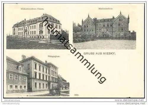 02906 Niesky - Pädagogium - Missionsschule - Diakonissenhaus