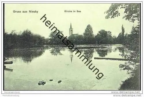 02906 Niesky - Kirche im See