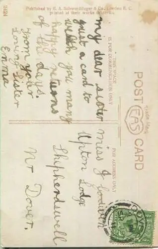 Frauenportrait - Published by E. A. Schwertfeger & Co. London EAS