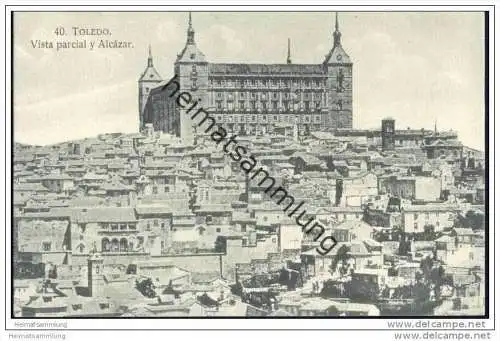 Toledo - Vista parcial y Alcazar