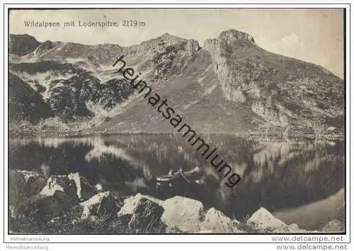 Wildalpsee mit Loderspitze