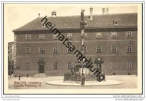 Wien VIII. - Piaristengasse - Löwenburg Convikt ca. 1910