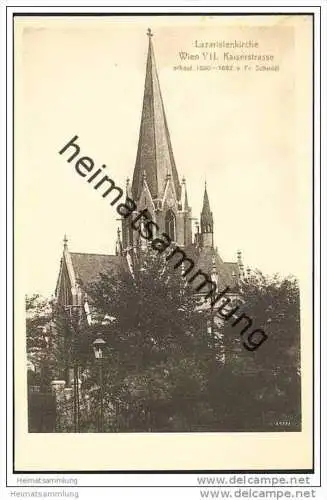 Wien VII. - Kaiserstrasse - Lazaristenkirche ca. 1910