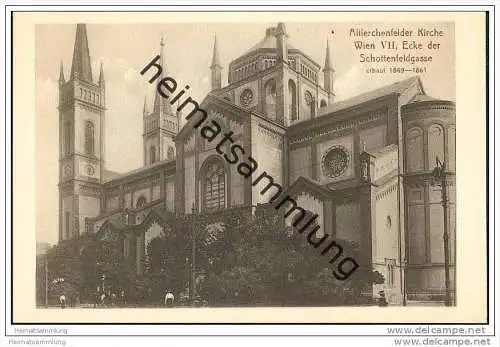 Wien VII. - Schottenfeldgasse - Altlerchenfelder Kirche ca. 1910