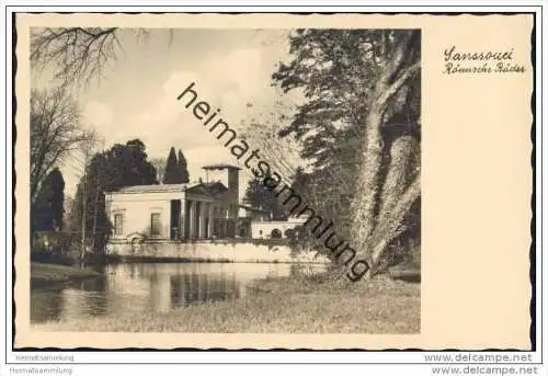 Sanssouci - Römische Bäder - Foto-AK