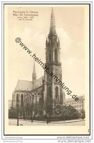Wien III. - Kolonitzplatz - Pfarrkirche St. Othmar ca. 1910