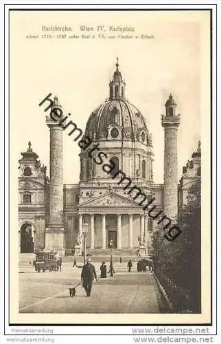Wien IV. - Karlsplatz - Karlskirche ca. 1910