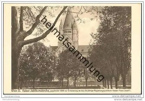 Wien II. - Kaiser Jubiläumskirche ca. 1910