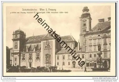 Wien I. - Freyung - Schottenkirche ca. 1910