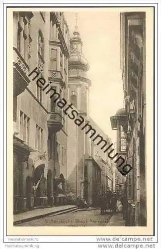 Wien I. - Annagasse - St. Annakirche ca. 1910