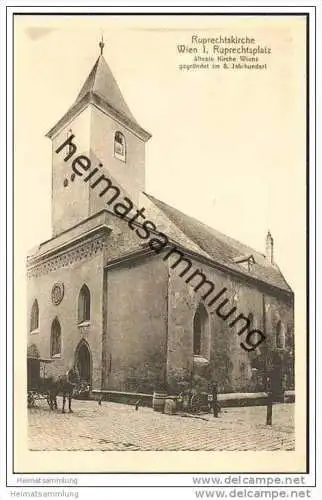 Wien I. - Ruprechtsplatz - Ruprechtskirche ca. 1910