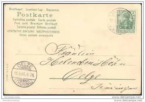 Fröhliche Pfingsten - Durchscheinkarte