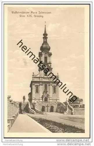 Wien XIX. - Grinzing - Wallfahrtskirche Maria Schmerzen ca. 1910