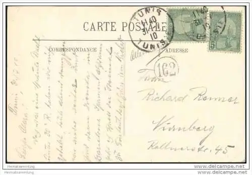 Tunis - Mosquée Sidi-Mharez et Place Bab-Souika