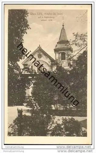 Wien XIX. - Kahlenberg - Kirche St. Josef ca. 1910