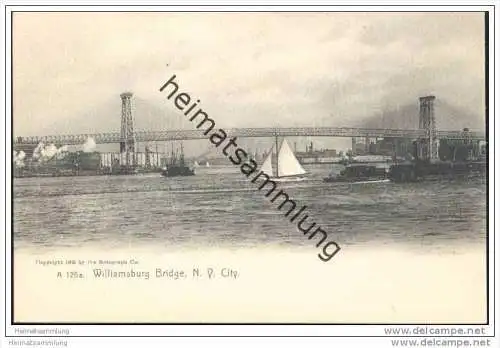 New York - Williamsburg Bridge ca. 1900