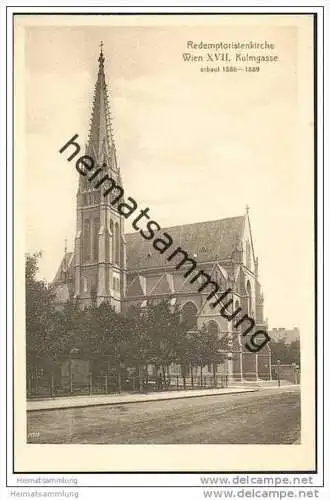 Wien XVII. - Kulmgasse - Redemptoristenkirche  ca. 1910