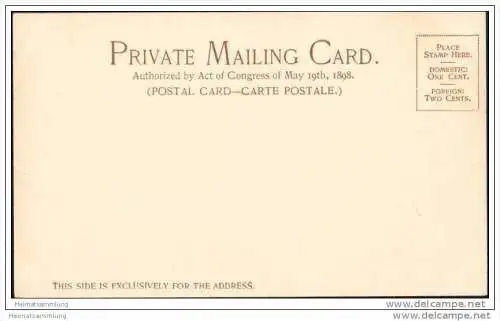 New York - Newspaper Row - Private Mailing Card 1900