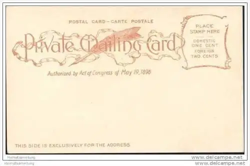 Los Angeles - Elysian Park - Private Mailing Card - Publisher Edward H. Mitchell San Francisco ca. 1900