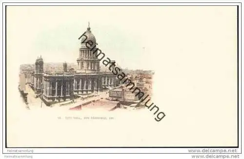 San Francisco - City Hall - Private Mailing Card ca. 1900