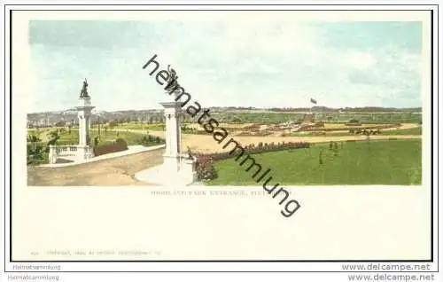 Pennsylvania - Pittsburgh - Highland Park Entrance - Private Mailing Card ca. 1900