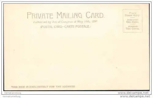 Pennsylvania - Pittsburgh - Highland Park Entrance - Private Mailing Card ca. 1900