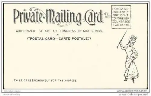 Niagara Falls - American Fall from Canada - Franz Huld N.Y.