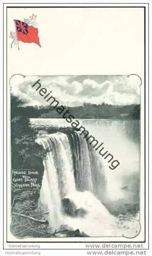 Horse Shoe from Goat Island - Niagara Falls - Private Mailing Card ca. 1900