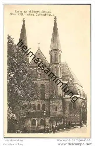 Wien XIII. - Hacking - Kirche zur hl. Himmelskönigin ca. 1910
