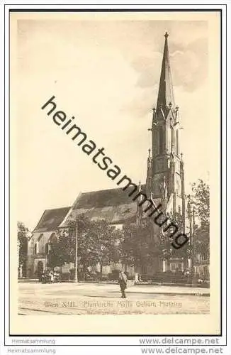 Wien XIII. - Hielzing - Pfarrkirche Maria Geburt ca. 1910