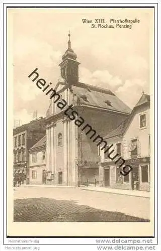 Wien XIII. - Penzing - Pfarrhofkapelle St. Rochus ca. 1910