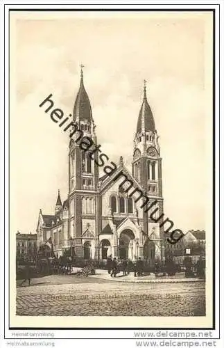 Wien XI. Eckplatz - Pfarrkirche zur unbefleckten Empfängnis Marie ca. 1910
