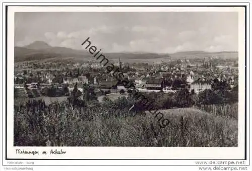 Metzingen uns Achalm - Foto-AK