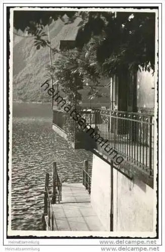 Lugano - Seeterrasse - Fotokarte ohne AK-Einteilung 30er Jahre