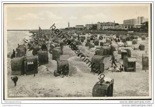 Warnemünde - Strand 40er Jahre