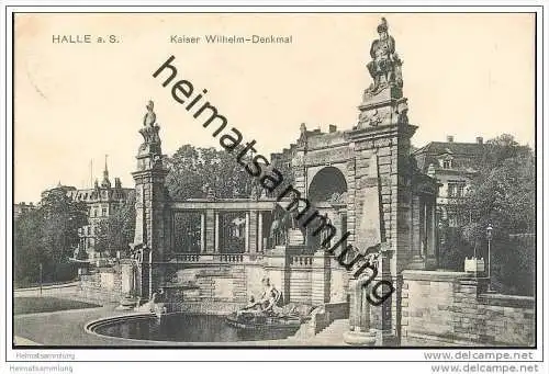 Halle - Kaiser-Wilhelm-Denkmal