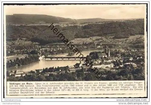 Säckingen - Stein - Panorama - Foto-AK