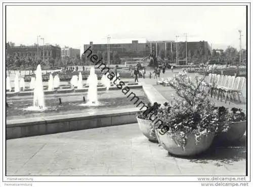 Berlin - Blick zum Palast der Republik - AK Grossformat